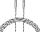 Cabo USB-C para USB-C Geonav ESC06WT nylon trançado 1,2m